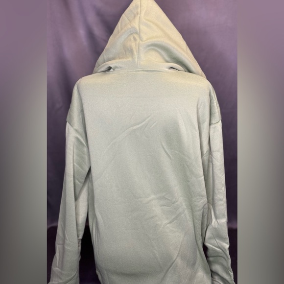 SOLD ON MERCARI - Women’s Full-Zipper Hoodie with Star Design, Army Green, XL - Picture 2 of 2